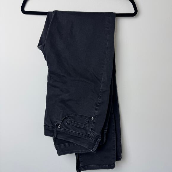 Good American Good Waist Black Zip Fly High Rise Jeans Size 18 - Picture 1 of 11